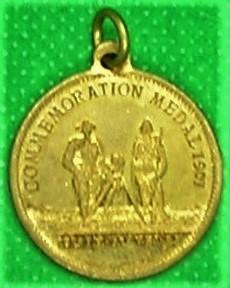 BOER WAR TRIBUTE MEDAL FROM SUNDERLAND, 15th IMPERIAL YEOMANRY & 3rd V.B. DURHAM LIGHT INFANTRY