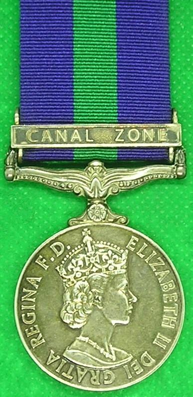 EIIR GSM CANAL ZONE, BORDER REGIMENT