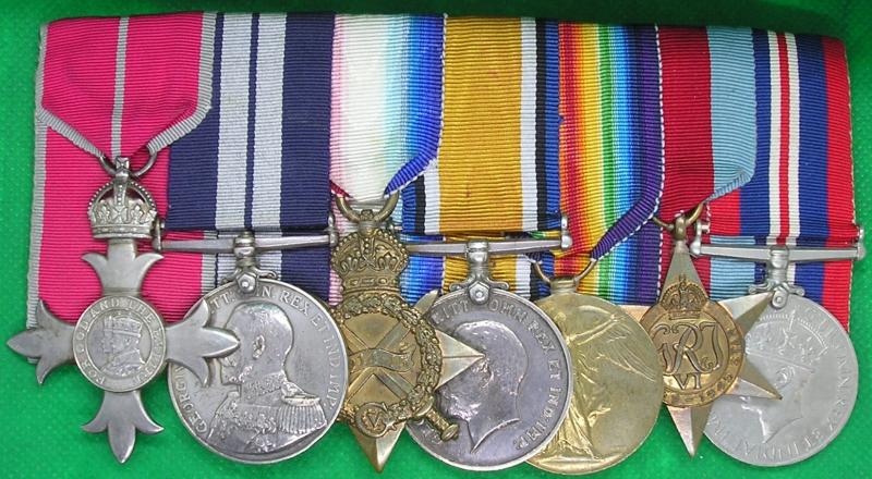 WW1 & WW2 MBE & DSM GROUP TO A SUBMARINER