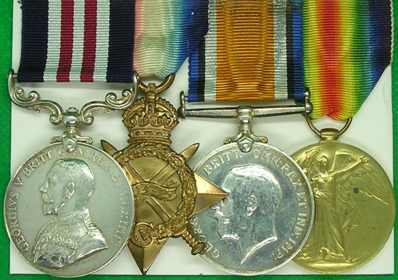 WW1 MILITARY MEDAL (MM) & TRIO, 7/8th K.O.S.B