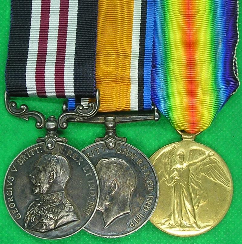 GVR WW1 MILITARY MEDAL (MM) & PAIR, 236th COY MACHINE GUN CORPS (M.G.C)