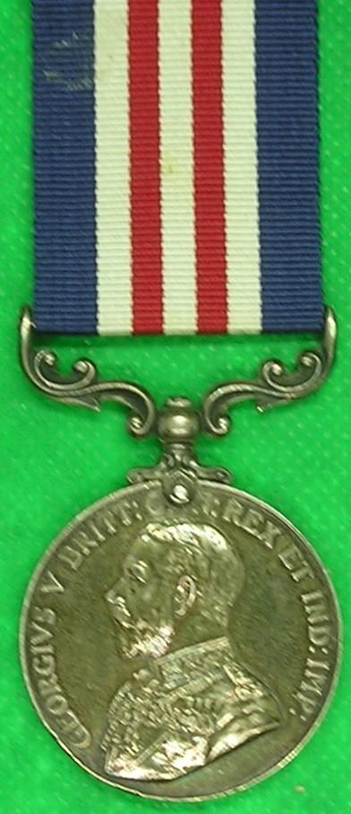 GVR 1st TYPE WW1 MILITARY MEDAL (MM) 20th DURHAM LIGHT INFANTRY / THE WEARDALE BATTALION