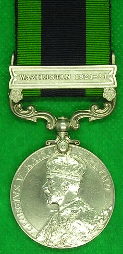 IGS WAZIRISTAN 1919-21, OFFICER, BORDER REGIMENT