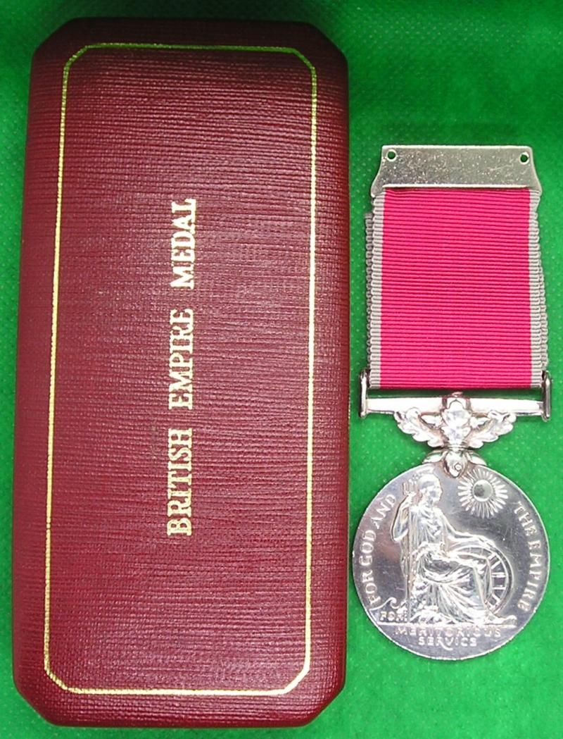 MINT CASED EIIR CIVIL BRITISH EMPIRE MEDAL, FOR SERVICES TO THE COMMUNITY IN STOCKTON ON TEES
