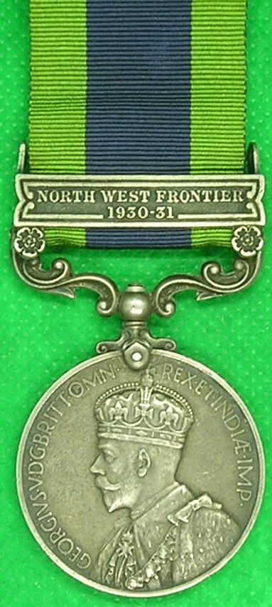 IGS NORTH WEST FRONTIER 1930-31, BORDER REGIMENT