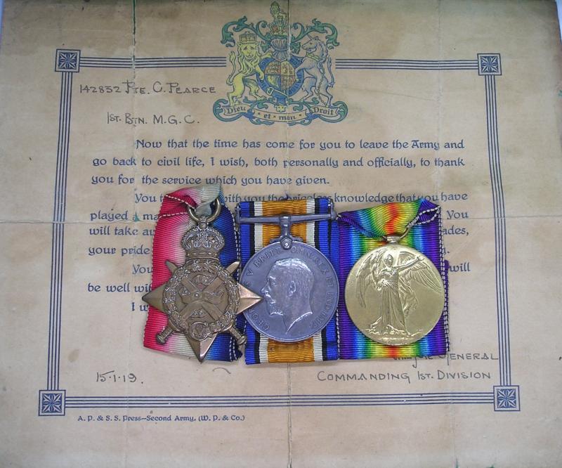 WW1 1914 STAR TRIO WITH ORIGINAL 1st DIVISION CERTIFICATE, 1st GLOUCESTER REGIMENT