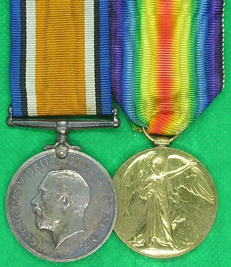 WW1 PAIR, 16th, 27th, 14th & 12/13th NORTHUMBERLAND FUSILIERS, FROM THIRLWALL