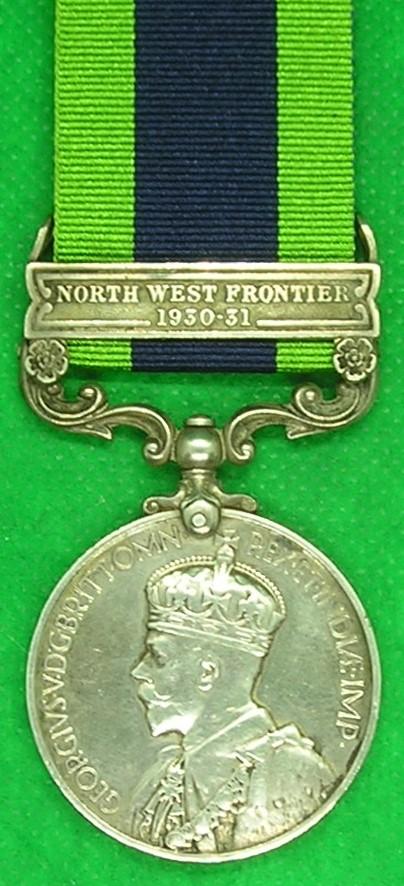 IGS NORTH WEST FRONTIER 1930-31, BORDER REGIMENT