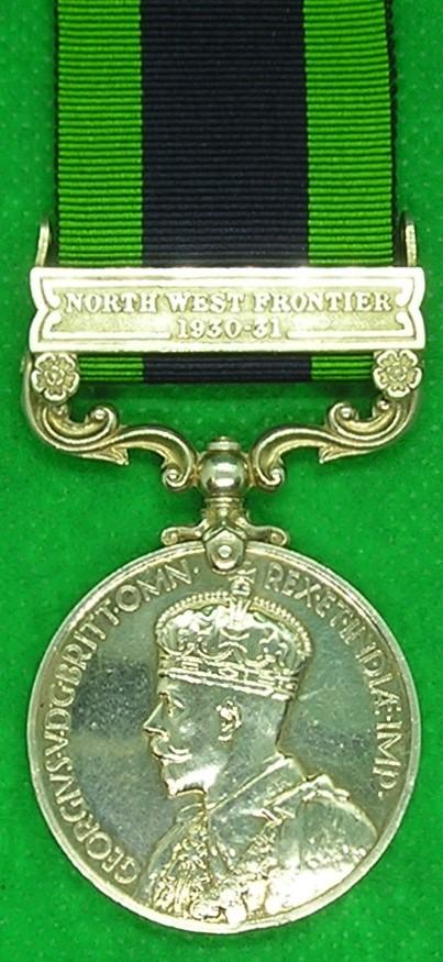 IGS NORTH WEST FRONTIER 1930-31, 2nd BORDER REGIMENT