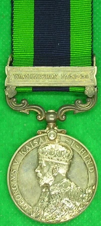 IGS WAZIRISTAN 1921-24, 1st BORDER REGIMENT