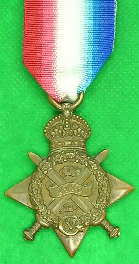 WW1 1914 STAR, 2nd DRAGOONS / ROYAL SCOTS GREYS, KILLED IN ACTION F&F 7-9-1914 & LISTED IN DE RUVIGNYS ROLL OF HONOUR