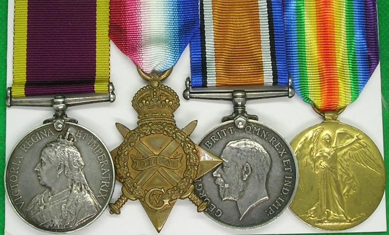 NO BAR CHINA 1900 & 1914-15 TRIO, HMS GOLIATH