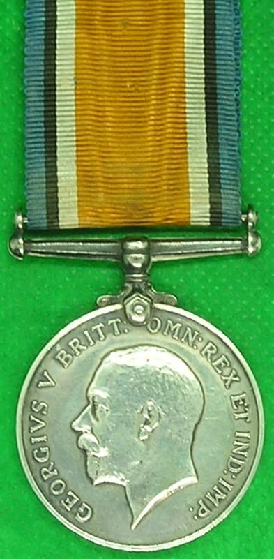 WW1 BRITISH WAR MEDAL, 1st BORDER REGIMENT, KILLED IN ACTION GALLIPOLI 18-12-1915, FROM DUKINFIELD