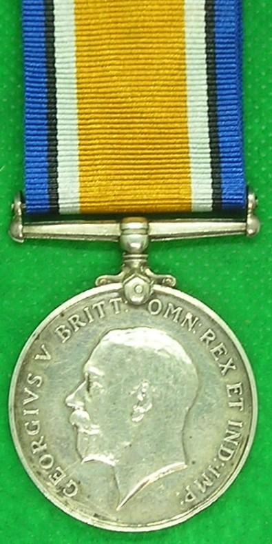 WW1 BRITISH WAR MEDAL, 37th ROYAL FUSILIERS, KILLED IN ACTION F&F 21-3-1918, FROM BETHNAL GREEN