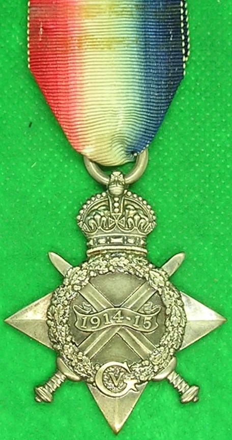 WW1 1914-15 STAR, WESTMORELAND & CUMBERLAND YEOMANRY / 7th BORDER REGT, KIA F&F 28-10-1917,  FROM WHITEHAVEN