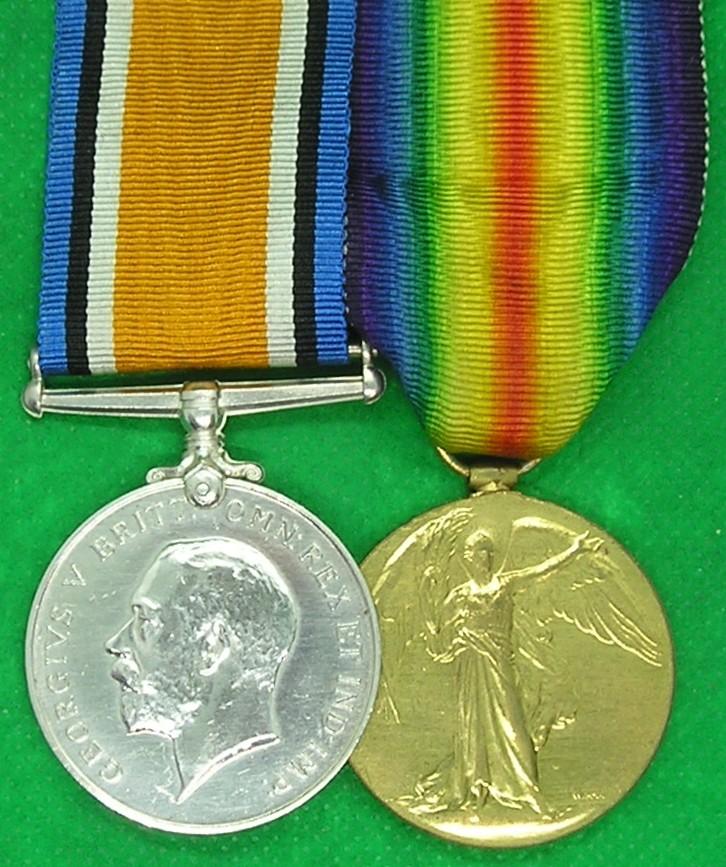 WW1 PAIR, 2nd BORDER REGIMENT