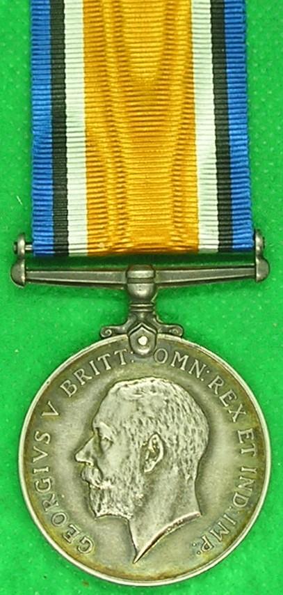 WW1 BRITISH WAR MEDAL, OFFICER 1/4th LOYAL NORTH LANCASHIRE REGIMENT, K.I.A F&F 30-10-1915