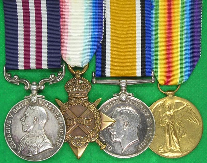 WW1 MILITARY MEDAL & 1914-15 TRIO, X TRENCH MORTAR BTY R.F.A, FROM PATRICROFT, LANCS
