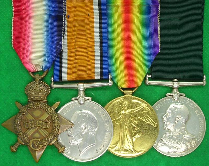 WW1 1914-15 TRIO & RNR LONG SERVICE TO A RECIPIENT FROM POOLE, DORSET