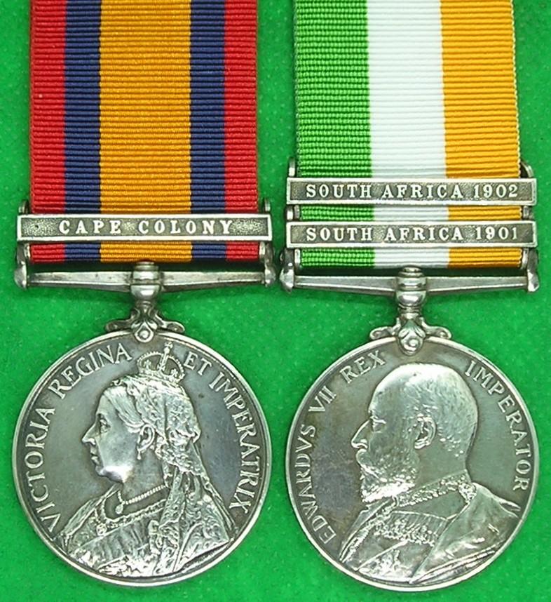 QSA & KSA PAIR, 4th SOMERSET LIGHT INFANTRY