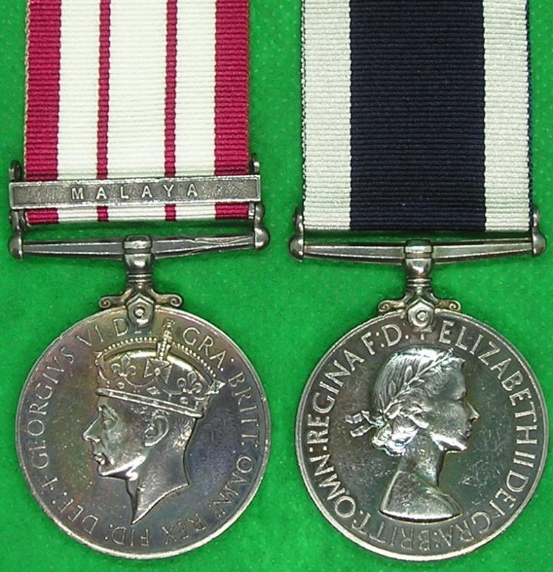 GVIR NGS MALAYA & EIIR 1st TYPE RN LS&GC, HMS FINISTERE