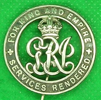 WW1 SILVER WAR BADGE, K.O.S.B / LABOUR CORPS, DISCHARGED DUE TO WOUNDS
