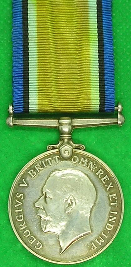 WW1 BRITISH WAR MEDAL, ONE OF TWO POSSIBLE OFFICER CASUALTIES, 5th LINCOLN.REGT KIA 1915 OR 1st CHESHIRE.REGT KIA 1914