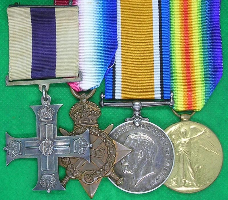 WW1 MILITARY CROSS & 1914-15 TRIO, 1st HIGHLAND LIGHT INFANTRY, FOR SERVICES IN MESOPOTAMIA