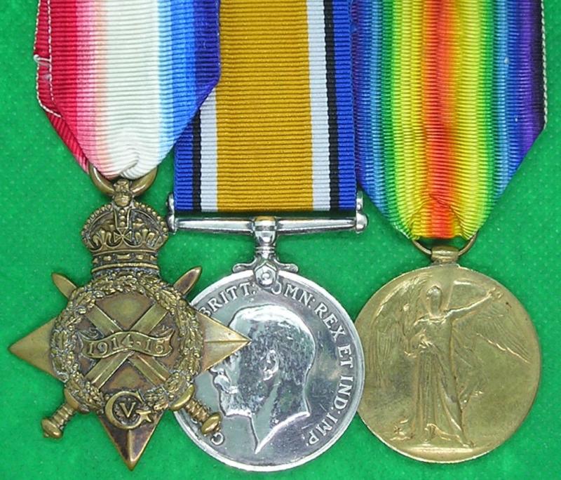 WW1 1914-15 TRIO, 1st KING EDWARDS HORSE