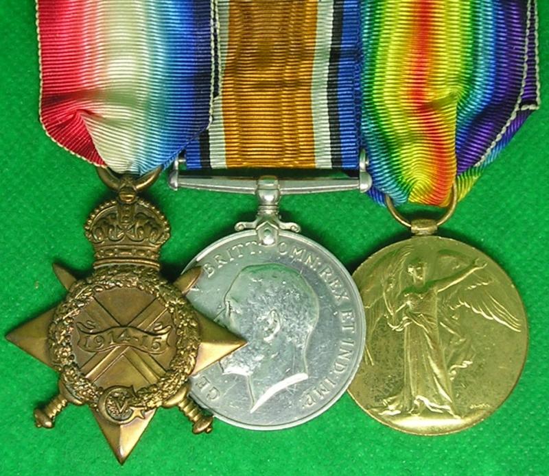 WW1 1914-15 TRIO, 1st CITY OF LONDON YEOMANRY