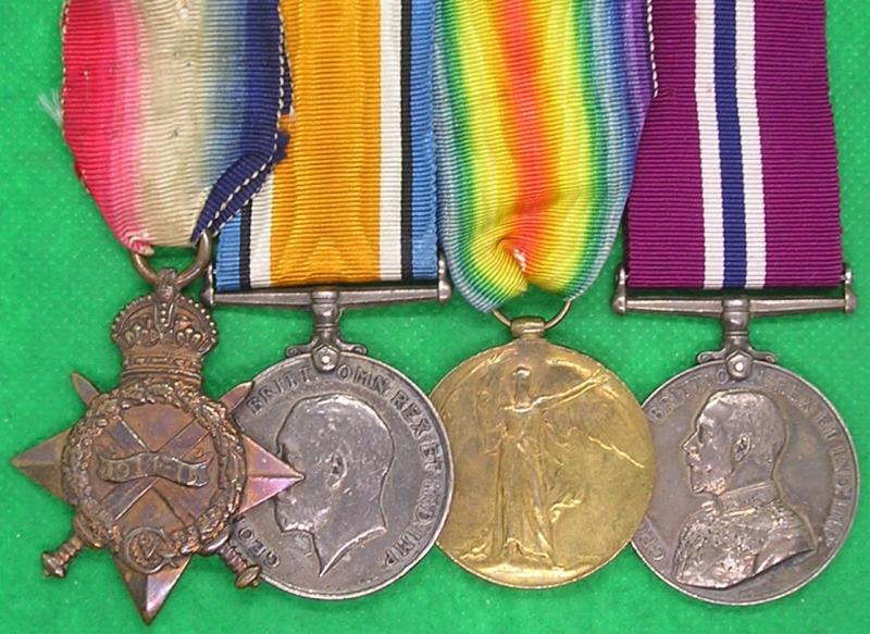 WW1 1914-15 TRIO & PERMANENT FORCES OF THE EMPIRE LONG SERVICE, 1st S.AFRICAN MOUNTED RIFLES