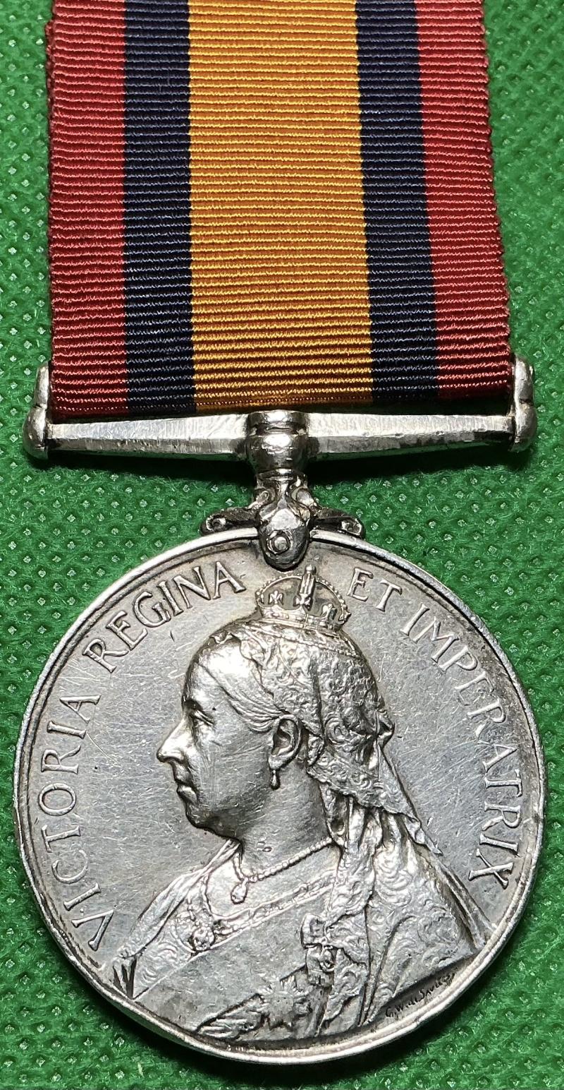 NO BAR QSA, 3rd MIDDLESEX REGIMENT