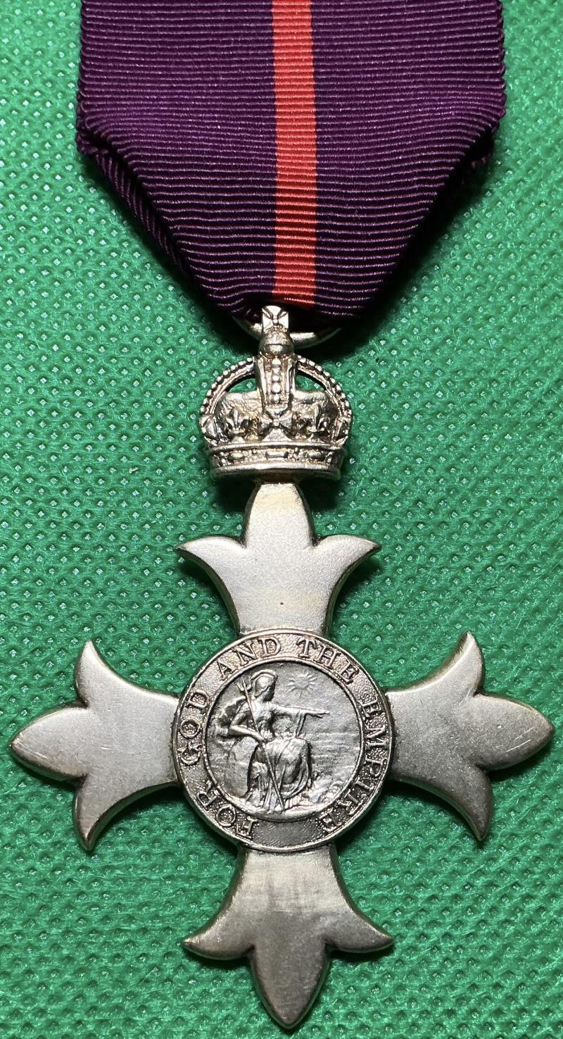 1ST TYPE MILITARY O.B.E, HALLMARKED 1927