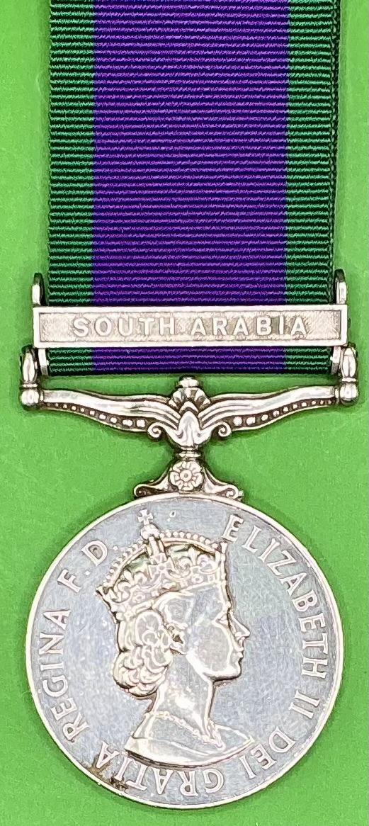 GSM SOUTH ARABIA, ROYAL NORTHUMBERLAND FUSILIERS