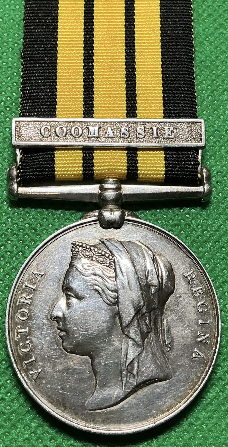 ASHANTEE 1873-74, COOMASSIE, 2nd RIFLE BRIGADE