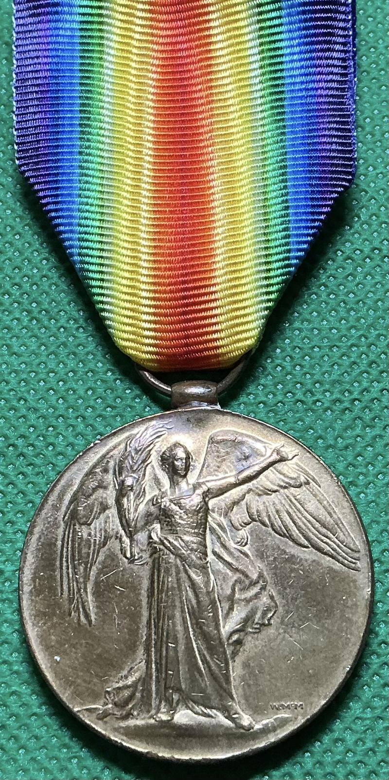 WW1 VICTORY MEDAL, 2nd K.O.S.B, KIA F&F 13-10-1914 FROM LEITH