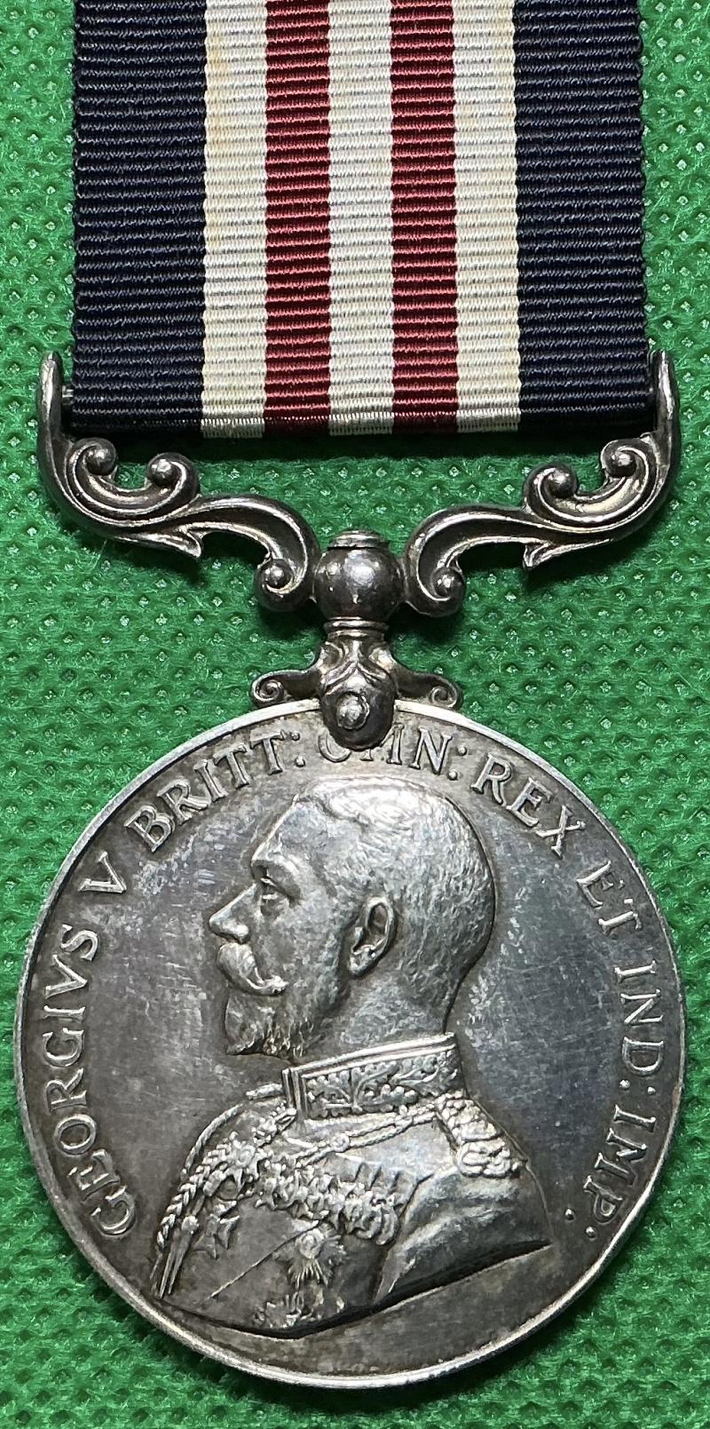 GVR 1st TYPE WW1 MILITARY MEDAL, 1st ROYAL IRISH RIFLES, K.I.A F&F 16-8-1917, FROM BELFAST