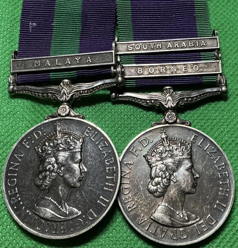 GSM MALAYA & GSM BORNEO & SOUTH ARABIA, K.D.G & Q.G.D