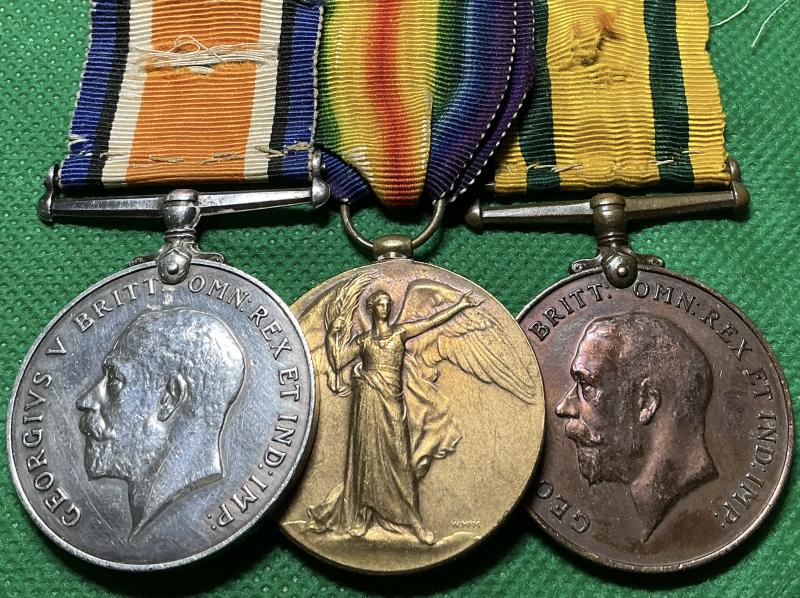 WW1 PAIR & TFWM, 12th YORK & LANCASTER REGIMENT & 9th NORFOLK REGIMENT