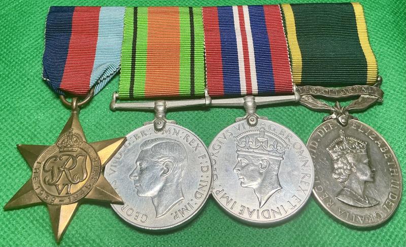 WW2 GROUP WITH EIIR EFFICIENCY MEDAL, R.A.P.C