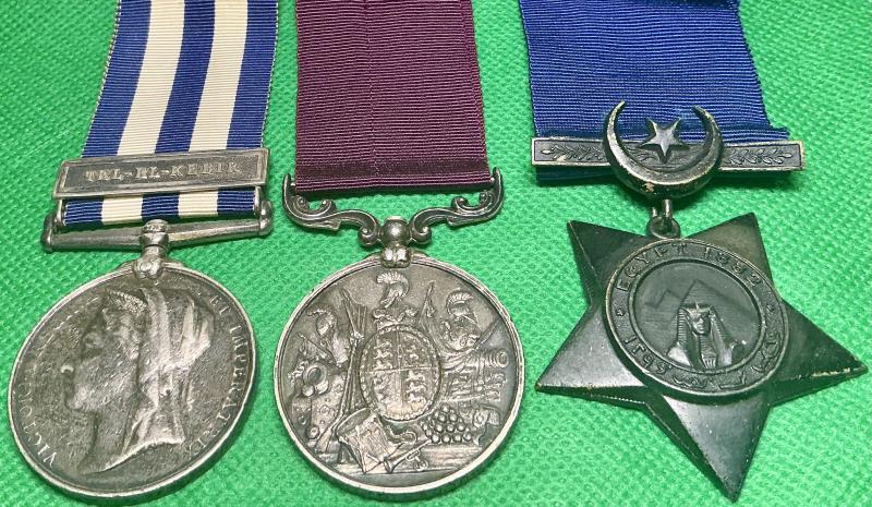 EGYPT PAIR, TEL-EL-KEBIR & VICTORIAN ARMY LS&GC, 2nd ROYAL IRISH REGIMENT