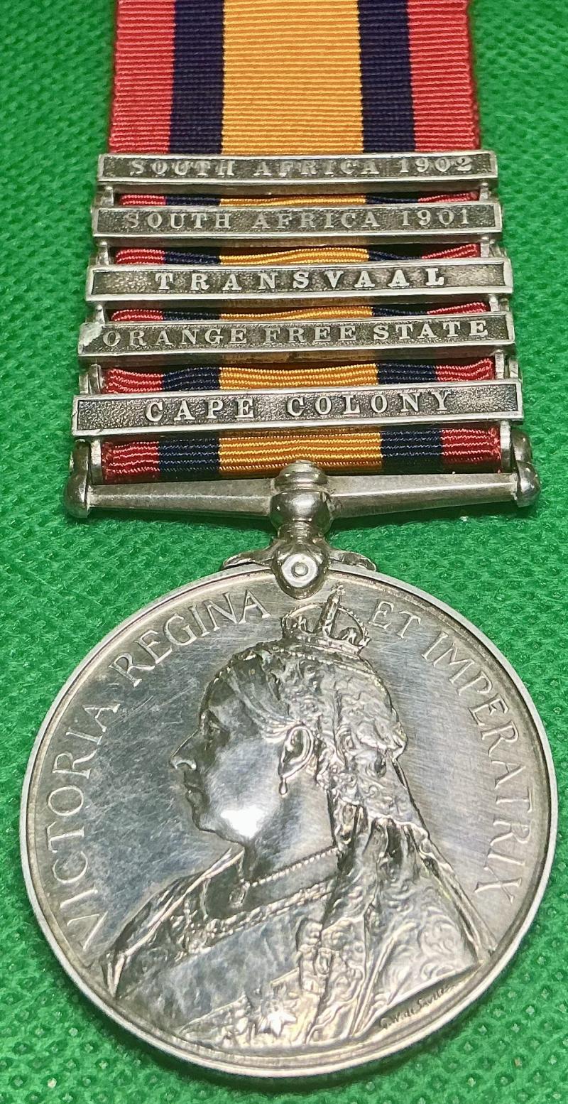 5 BAR QSA, VOLUNTEER COMPANY, K.O.S.B