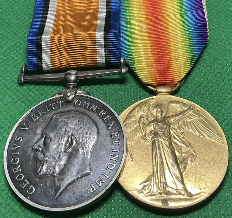 WW1 PAIR, 6th BLACK WATCH, K.I.A F&F 23-4-1917, FROM THE ISLE OF MULL