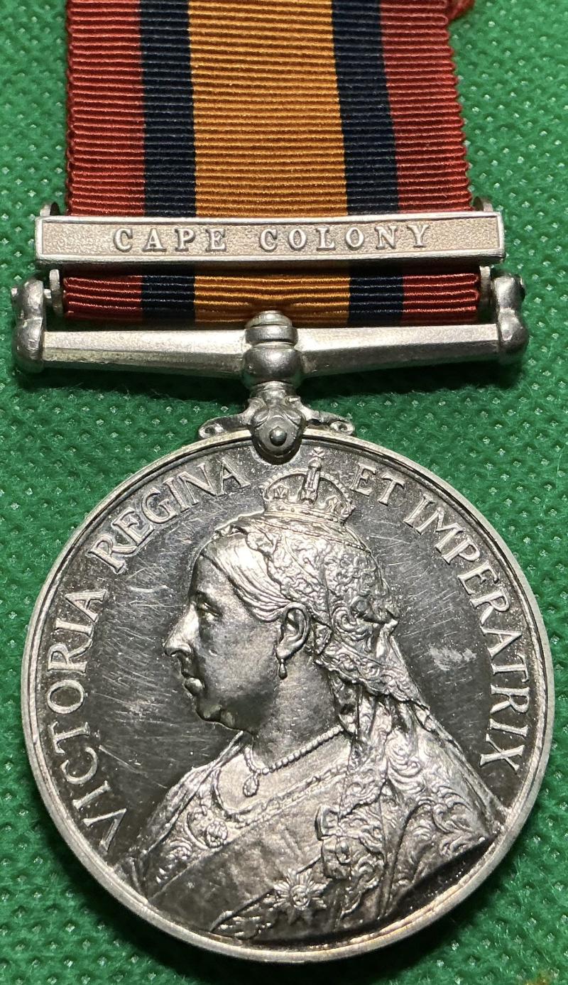 QSA CAPE COLONY, 2nd BLACK WATCH, DIED OF DISEASE MODDER RIVER 10-2-1900