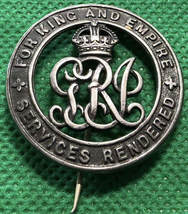 WW1 SILVER WAR BADGE, MANCHESTER REGIMENT