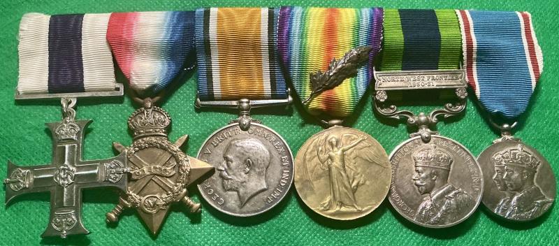 WW1 ROYAL ARTILLERY OFFICERS MC & M.I.D GROUP WITH IGS & 1937 CORONATION
