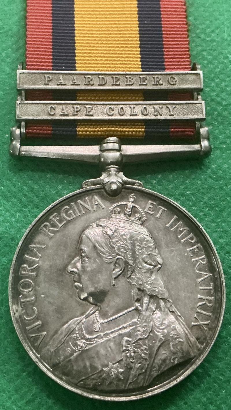 2 BAR QSA, 2nd BLACK WATCH, WOUNDED PAARDEBERG 18-2-1900