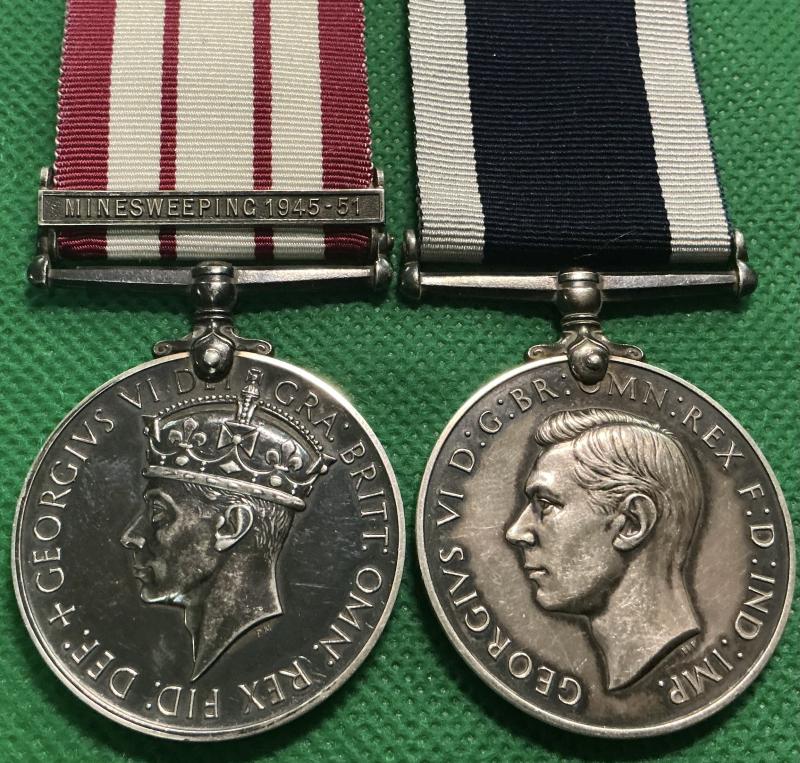 NGS MINESWEEPING 1945-51 & GVIR RN LS&GC, HMS ROYAL SOVEREIGN