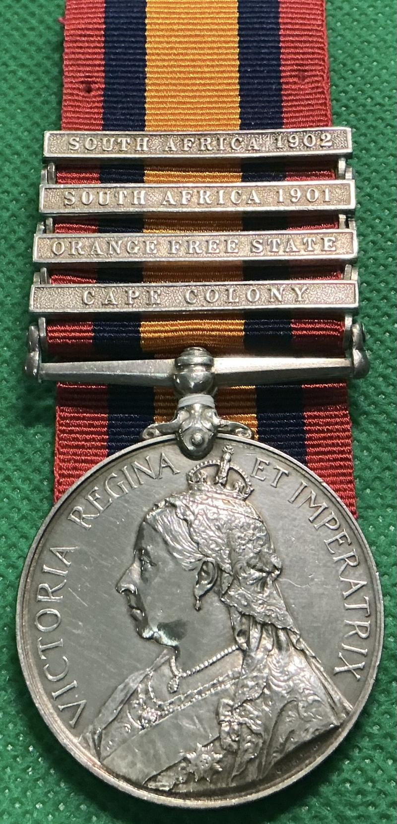 4 BAR QSA, OFFICER, 16th LANCERS