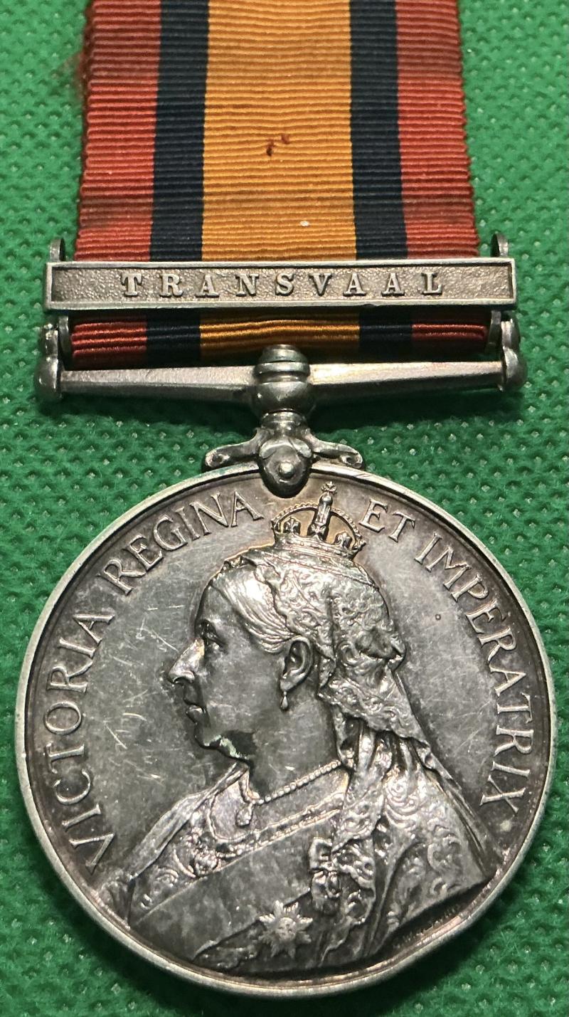 QSA, TRANSVAAL, VOLUNTEER COY, K.O.S.B